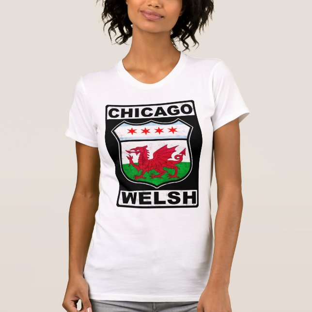 T-shirt Chicago Welsh American (Devant)