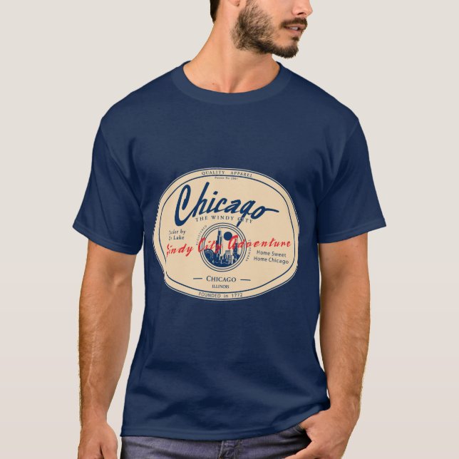 T-shirt Chicago Windy City Adventure (Devant)