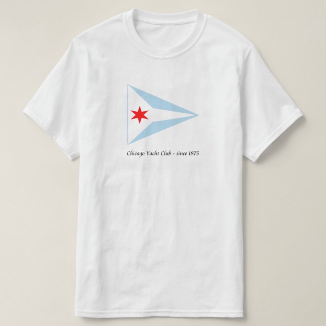 T-shirt Chicago Yacht Club, depuis 1875 (Design devant)