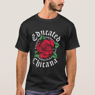 T-shirt Chicana Rouges Chicana instruites Chicana