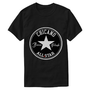 T-shirt Chicano All Star Brown Pride