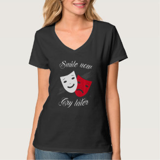 T-shirt Chicano and chicana for Smile Now Cry Later Premiu