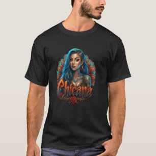 T-shirt Chicano Chicana La Raza Barrio Tatouage Art Décès