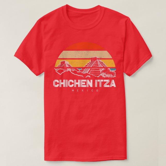 T-shirt Chichen Itza Mexique Vacances (Design devant)