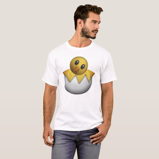T-shirt Chick à couver - Emoji (Devant entier)