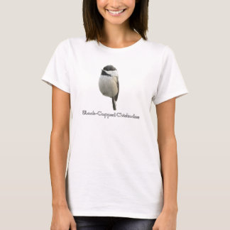 T-shirt Chick-A-Dee à capuchon noir