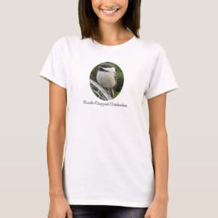 T-shirt Chick-A-Dee à capuchon noir