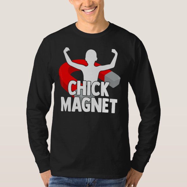 T-shirt Chick Aimant Handsome Homme Corps (Devant)