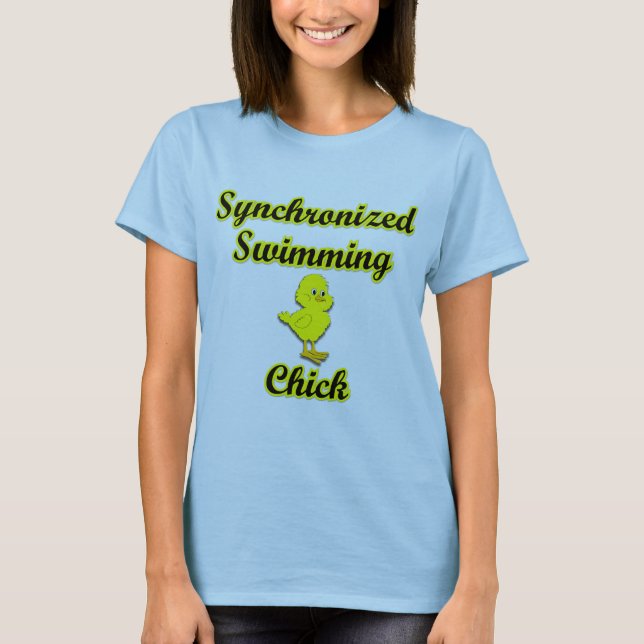 T-shirt Chick de natation synchronisée (Devant)
