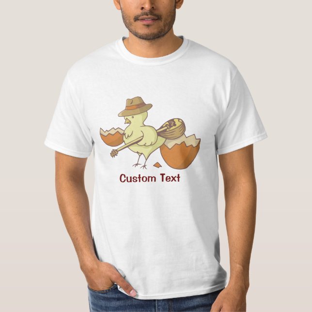 T-shirt Chick de Pâques avec Bouzouki (Devant)