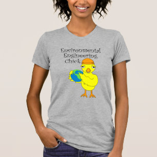 T-shirt Chick d'ingénierie de l'environnement