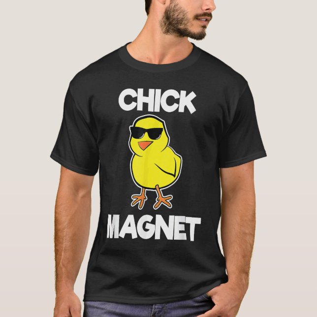 T-shirt Chick Magnet Funny Garçons Enfants Pâques Cool Chi (Devant)