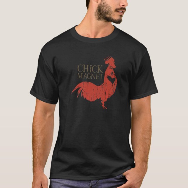 T-shirt Chick Magnet Retro Vintage (Devant)