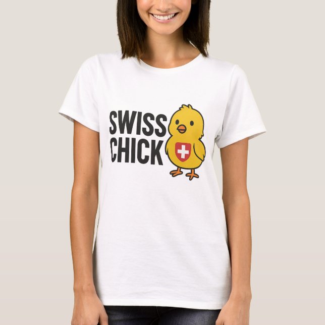 T-shirt Chick suisse (Devant)