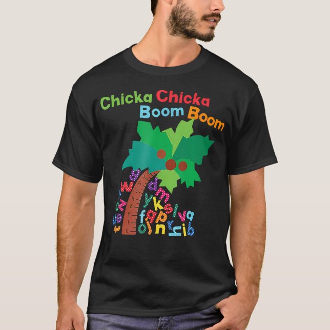 T-shirt Chicka Boom Boom Je Suis Heureux De Vous Voir 1Er  (Devant)