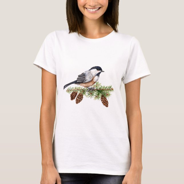 T-shirt Chickadee d'hiver (Devant)