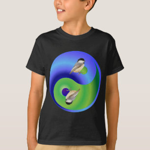 T-shirt Chickadee Yin Yang
