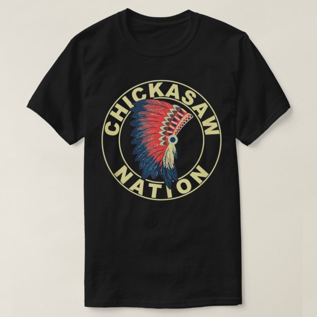 T-shirt Chickasaw Nation Amérindienne Chickas (Design devant)