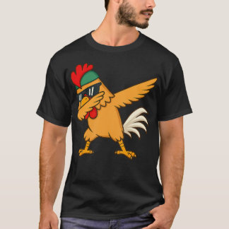 T-shirt Chicken Dab Meme Animal Dance Funny Gifts For Men 