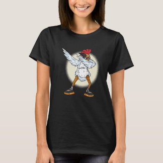 T-shirt Chicken Dabbing  Chickens Farm Farmer Dab Dance