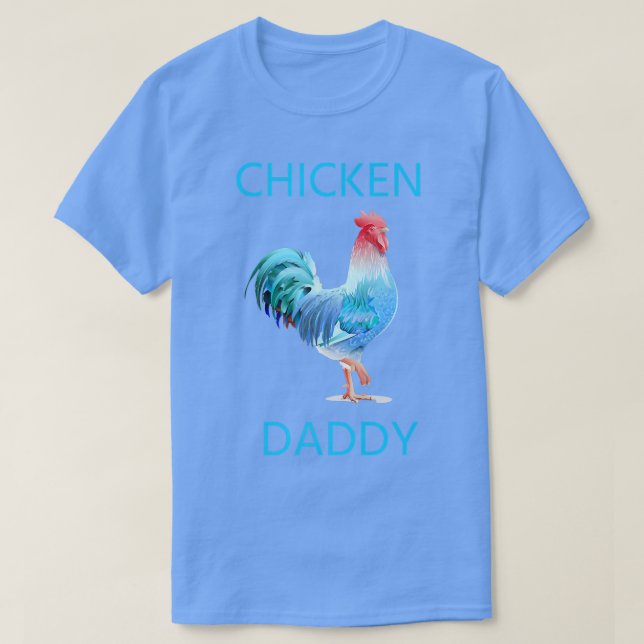 T-shirt Chicken Dad Funny Chicken Farmer Chicken Daddy Roo (Design devant)