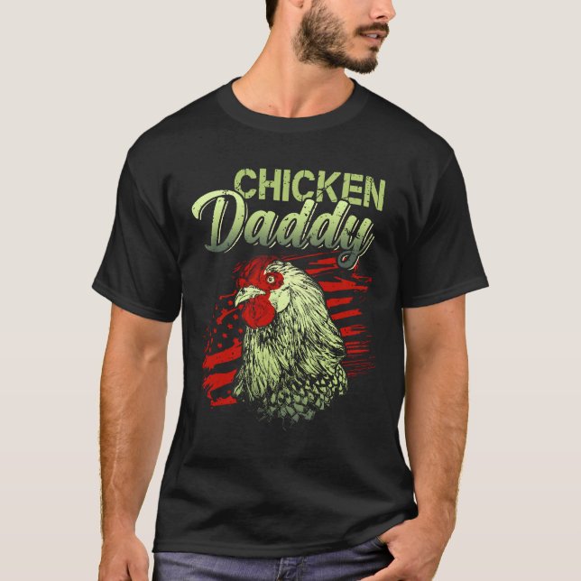 T-shirt Chicken Daddy (Devant)