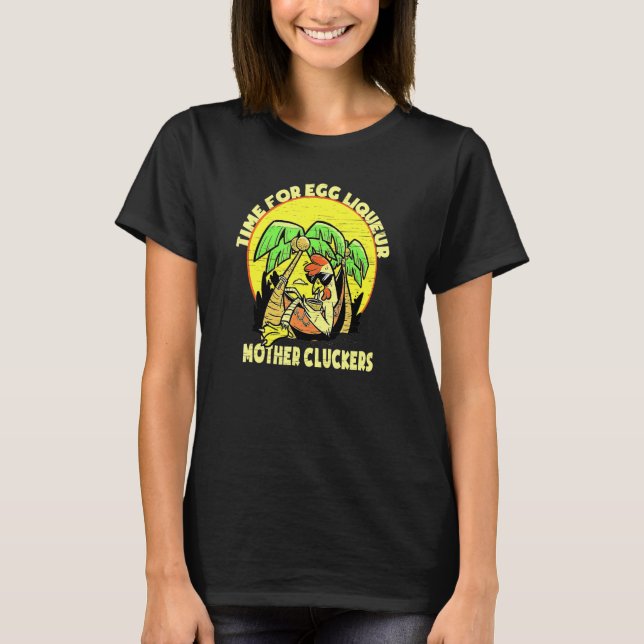 T-shirt Chicken Daddy Egg Liqueur (Devant)