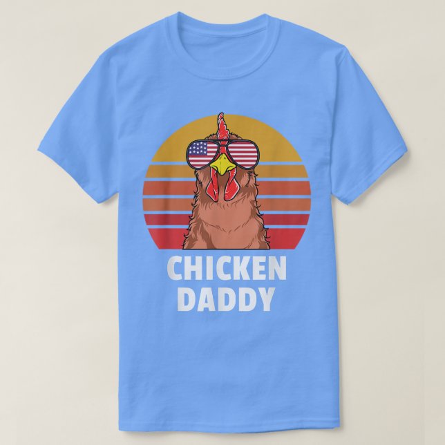 T-shirt Chicken Daddy Farmer Chicken Lover (Design devant)