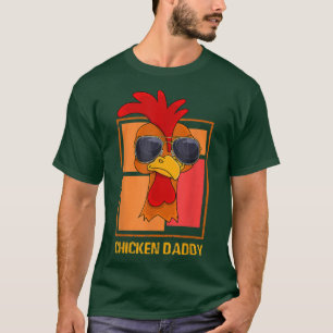 T-shirt Chicken Daddy Vintage Volaille Farmer Rooster wear