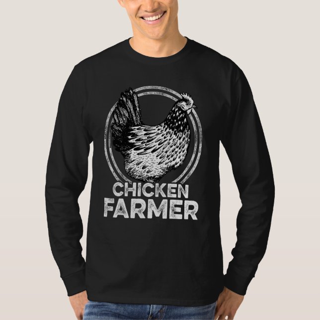 T-shirt Chicken Farmer Agriculture Agriculteur Farmer Farm (Devant)