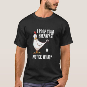 T-shirt Chicken Farmer Femme Agriculture Rooster Girl Chic