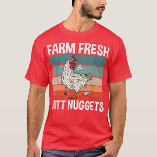 T-shirt Chicken Farmer Ferme Beurre Frais Nuggets