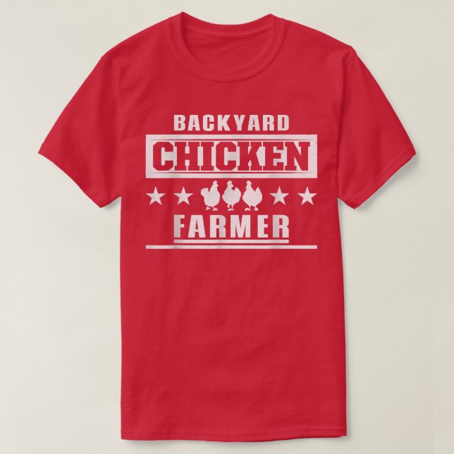 T-shirt Chicken Girls Farm Backyard Chicken Farmer  (Design devant)