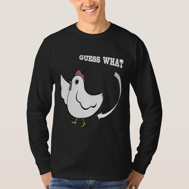 T-shirt Chicken Joking Devine quoi (Devant)
