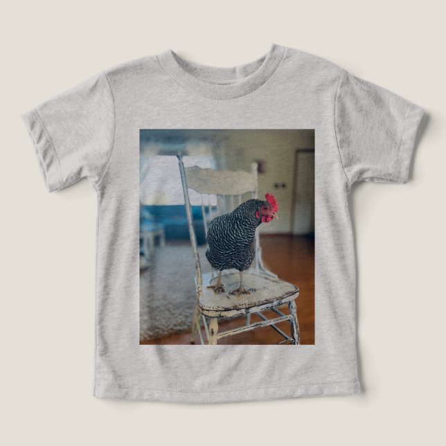 T-Shirt Chicken on a Chair (Design Recto)