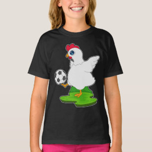 T-shirt Chicken Soccer joueur Soccer