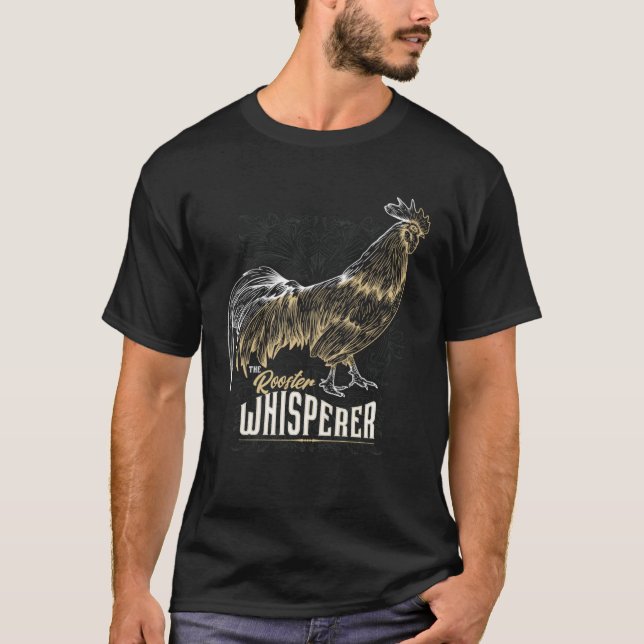 T-shirt Chicken Whisperer Landwirt Lustiges Huhn Hahn im K (Devant)