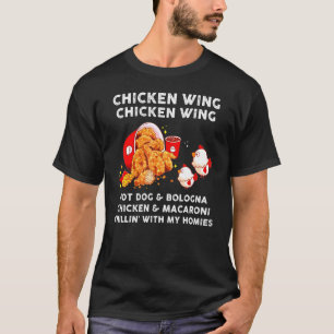 T-shirt Chicken Wing Chicken Wing Chirt Kids Hot Chien Blo