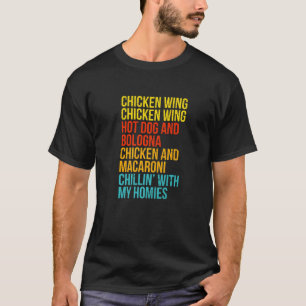 T-shirt Chicken Wing Chicken Wing Hot Dog Et Bologna Men