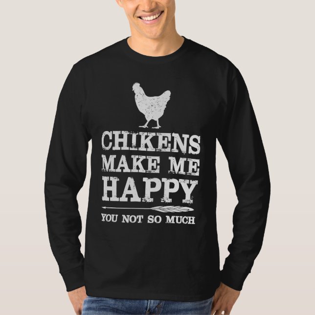 T-shirt Chicken  with Sayings Chicken Mom (Devant)