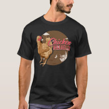 T-shirt Chicken Wrangler Jardin de poulet cadeau