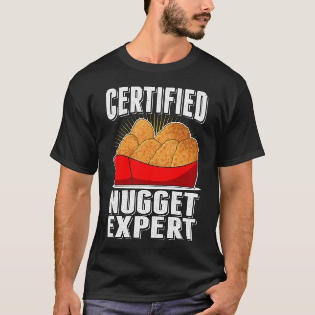 T-shirt Chicket Nugget Expert Nug Life (Devant)