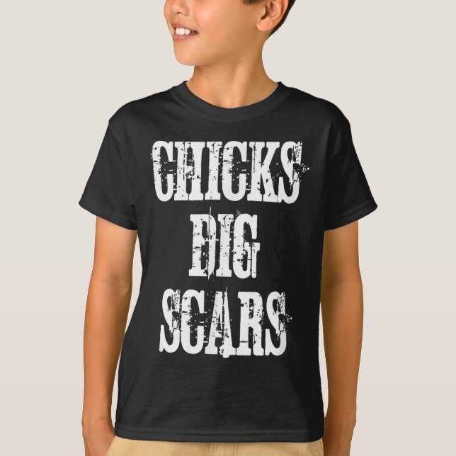 T-shirt Chicks Dig S Shirt Congenital Heart Defect Chd War (Devant)