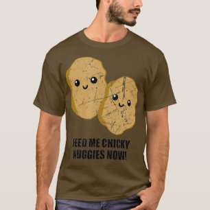 T-shirt Chicky Nuggies Time Funny Viral Meme Tendance