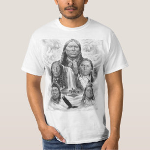 T-shirt Chiefs Indiens Personnalisable Modèle Mens Blanc