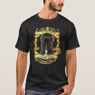 T-shirt Chien À Chien À Balles Français À L'Heure Où Je Vo
