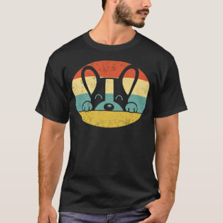 T-shirt Chien à chiot rétro1181