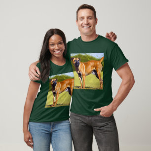 T-shirt Chien à fourrure noire