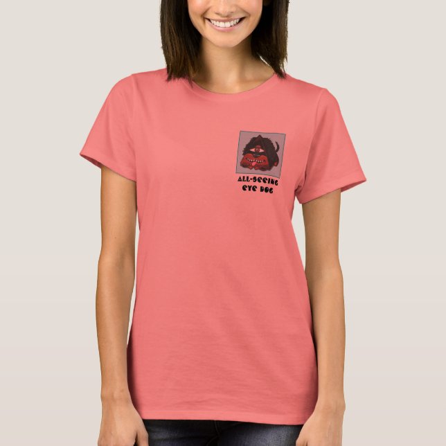 T-shirt Chien à oeil ouvert (Devant)