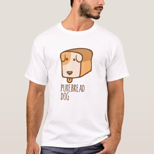 T-shirt Chien à pain pur (Devant)